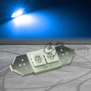 2 SMD 2SMD 11x31MM 5050 AZUL BRILLANTE LED CUÑA INTERIOR CÚPULA BOMBILLA/PANEL/MAPA - Imagen 1 de 1