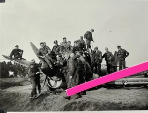 One Foto 2wk abgeschossenes französisches Flugzeug Frankreich Fotoalbum France - Bild 1 von 2