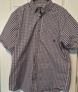 Ariat Pro Series Kurzarm Hemd Performance kariert Western tailliert Herren Large - Bild 1 von 21