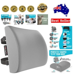 Ergonomic Memory Foam Lumbar Support Pillow for Comfort in Cars & Offices - Picture 1 of 8