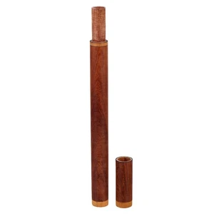 Incense Storage Tube For Sticks Wooden Box Canisters Holder With Lid Travel Jar  - Picture 1 of 10
