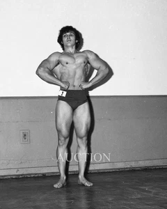 ORIGINAL VINTAGE NEGATIV: Candid Bodybuilding Wettbewerb Mann männlicher Körperbau Muskel - Bild 1 von 1