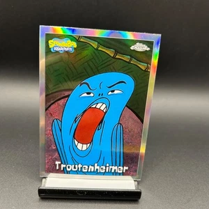 2025 Topps Chrome SpongBob Chrome Refractor #98 Troutenheimmer - Picture 1 of 2