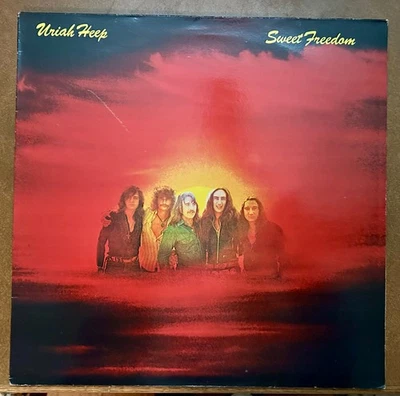 URIAH HEEP (LP/Reissue 1989) Sweet Freedom.  Legacy Records LLM 3016. UK. EX - Image 1 of 4
