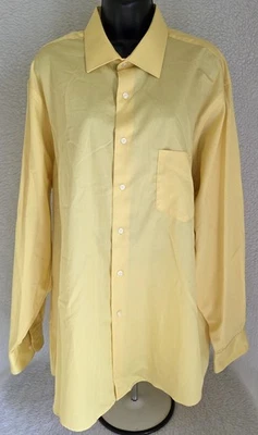 Мужская рубашка Van Heusen размер 17,5 34/35 с длинным рукавом на пуговицах - Изображение 1 из 4