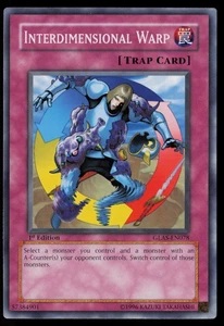Yugioh Interdimensional Warp GLAS-EN078 1st Edition Common NM - Picture 1 of 2