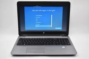 15.6" HP PROBOOK 650 G2 Laptop i7-6600U 2.6GHz 8GB RAM 256GB SSD WIN10 *READ - Picture 1 of 10