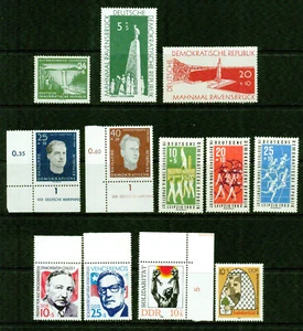GERMANY (DDR)   - 1954//82 – SEMI-POSTAL COLLECTION  – VF  **  - Picture 1 of 1