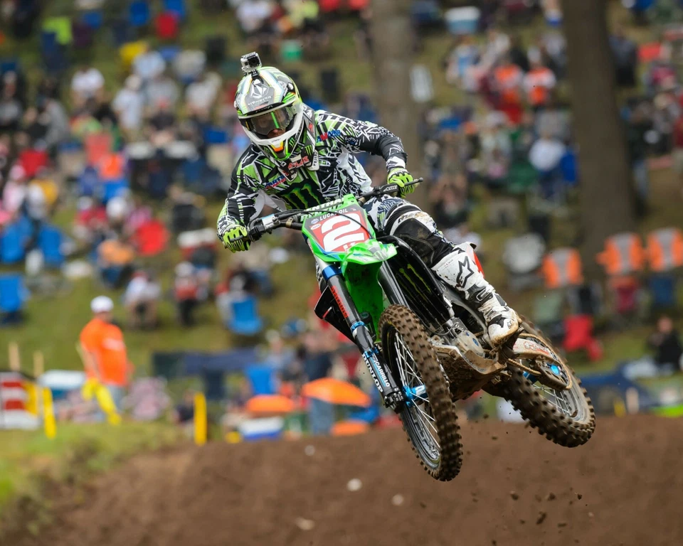 Foto #2 Ryan Villopoto Motocross Kawasaki Rider Color 8x10 Foto 1 de 1