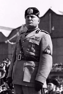 FOTO DE PÓSTER BRILLANTE BENITO MUSSOLINI dictador fascista italiano italia 2305 - Imagen 1 de 1