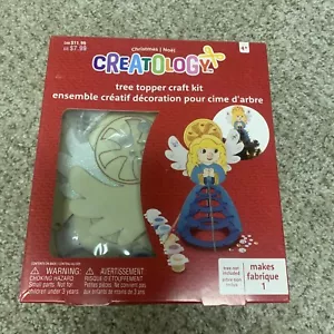 Creatology Christmas Tree Topper Craft Kit Angel holidays Arts kids Blue Paint - Picture 1 of 3