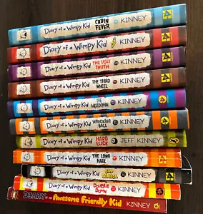 Diary of a Wimpy Kid Books~Hardcover & Paperback~Jeff Kinney~EUC~11 books Total - Picture 1 of 13