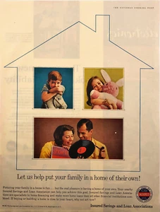 Insured Savings & Loan Assoc Vintage Print Ad 1961 - Picture 1 of 1