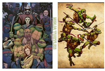 The Teenage Mutant Ninja Turtles customized steelbook only, no disc - Image 1 of 4