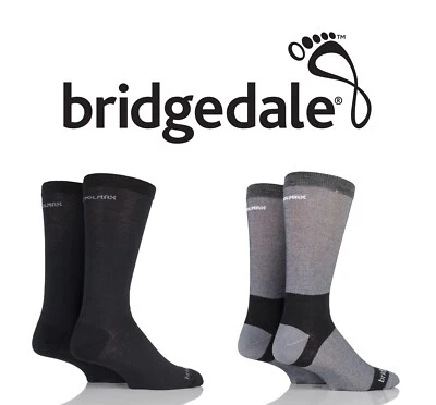 2 pares de forros Bridgedale Coolmax para hombre para mayor comodidad y sequedad junto a la piel Foto 1 de 4