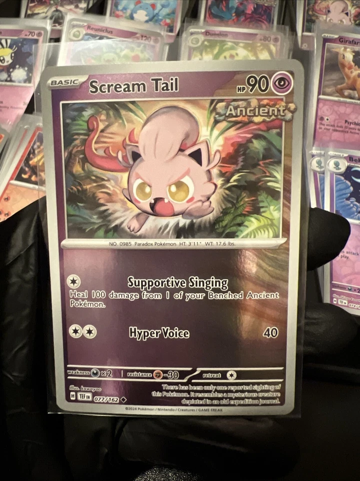 Scream Tail 077/162 Sv05: Temporal Forces Reverse Holo - Image 1 of 1