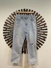 And Now This Distressed High-Rise Straight-Leg Ankle Jeans Pryer NWT $49 Size 31