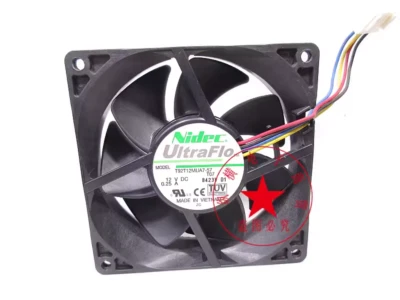 1PC Nidec UltraFlo 9025 0.25A T92T12MUA7-57 12V high air volume low noise fan - Image 1 of 2