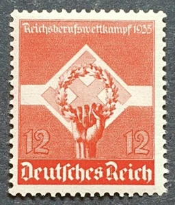 GERMAN STAMPS REICH MiNr. 572Y MNH TESTED CATALOG PRICE 160 EUROS - Picture 1 of 2