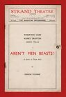 John Mills "Aren't Men Beasts!" Robertson Hare 1936 Original London Cast Program