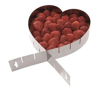 WESTMARK Tortenring Herzbackform Kuchenrahmen Edelstahl 3134 - Bild 1 von 4