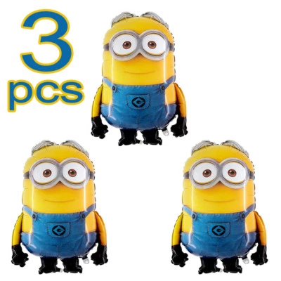 Minion Despicable Me Lámina Mylar Globo Fiesta 31"/80cm x 58cm (PACK 3 piezas) Foto 1 de 2