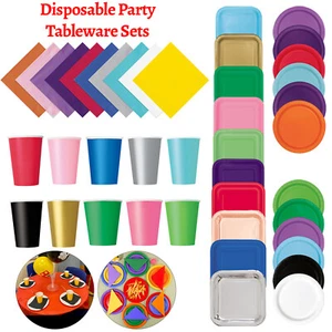Set tovaglioli tovaglioli tovaglioli tovaglia gonna tazze 36 colori - Foto 1 di 28