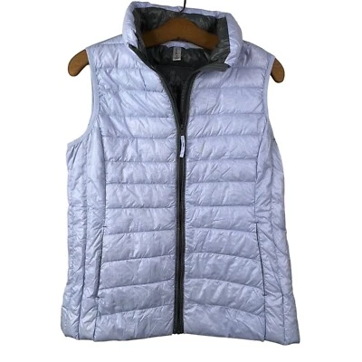 Exertek Puffer Vest Size Medium Duck Down Full Zip Outdoor Winter Active Purple - Image 1 of 4