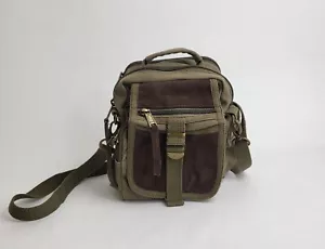 Rothco grün Leder und Canvas kompakte Reisetasche - 8" Touristenfehler - Bild 1 von 10