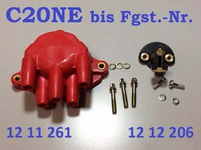 Zündverteilerkappe + Zündverteilerläufer OPEL ASCONA C  1.8 2.0 i 2.0 i GT (DIN) - Bild 1 von 4