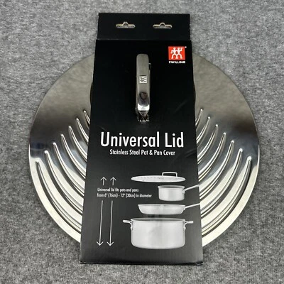 ZWILLING Universal Lid Stainless Steel Pot and Pan Cover 6in to 12in - Image 1 of 4