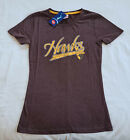 Hawthorn Hawks AFL AF5916 W16 Ladies Printed Short Sleeve T Shirt Size 12 New