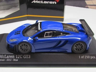 MINICHAMPS - 2012 McLAREN 12C GT3 - COCHE DE CALLE - AZUL - COCHE MODELO ESCALA 1/43 Foto 1 de 4