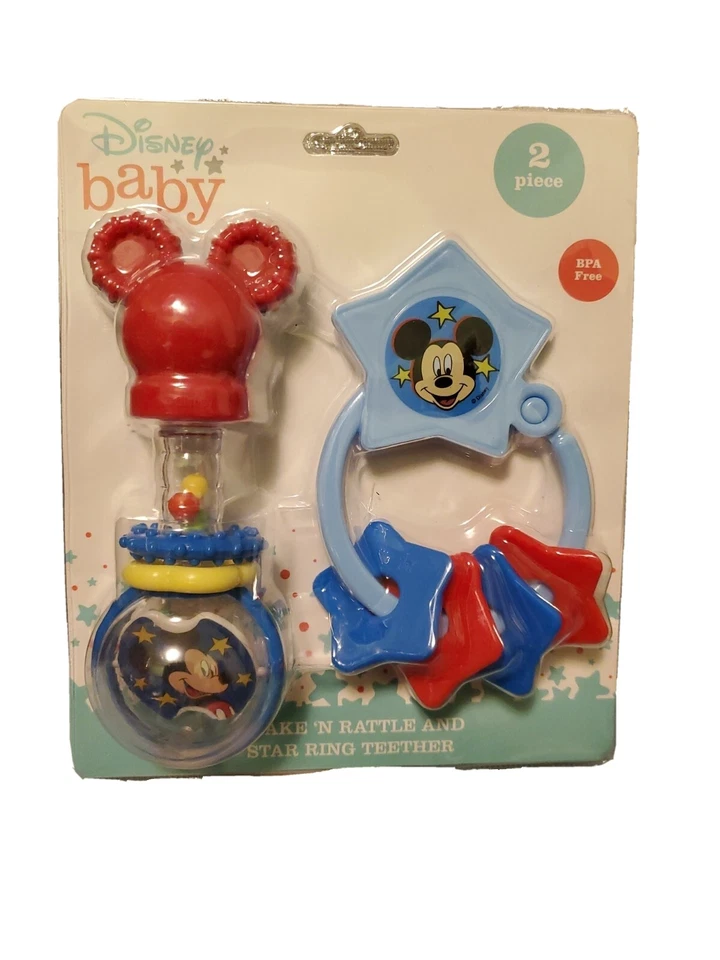 Juguete mordedor anillo estrella y sonajero Disney Baby Shake 'N Foto 1 de 1