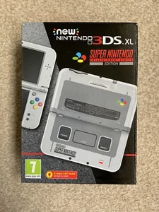 New Nintendo 3DS XL Super Nintendo SNES Limited Edition U.K. Version Brand New - Picture 1 of 10