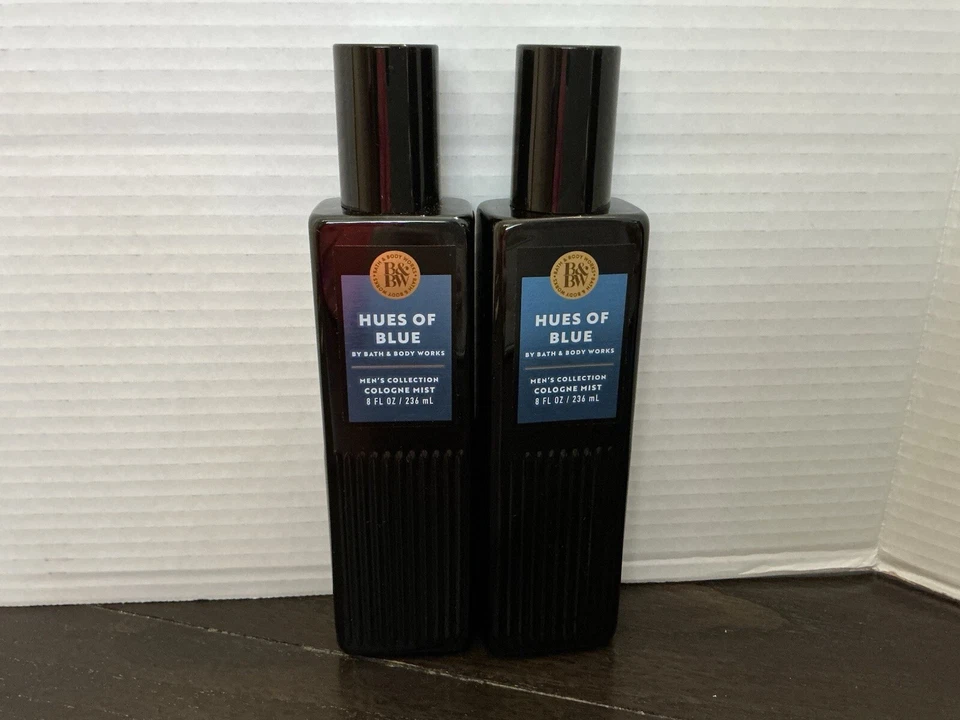 BATH AND BODY WORKS TONOS DE BRUMA DE COLONIA AZUL PARA HOMBRES 8,0 FL OZ—Juego de 2 Foto 1 de 1