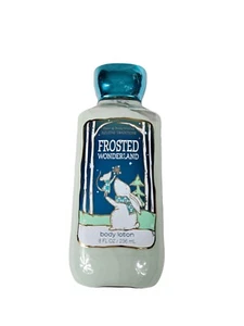Bath & Body Works Frosted Wonderland 8 once nuovo con etichette Body Lotion Edizione Limitata M43 - Foto 1 di 6