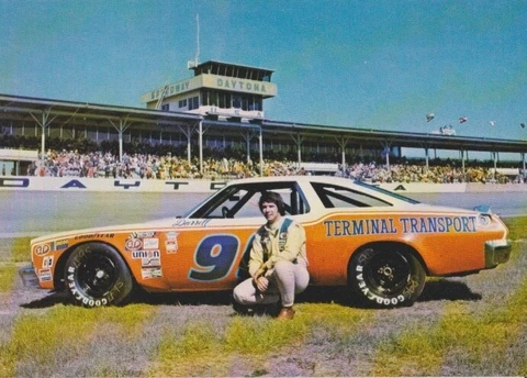 1974 Darrell Waltrip Terminal Transport Chevy NASCAR Winston Cup Postcard Cover