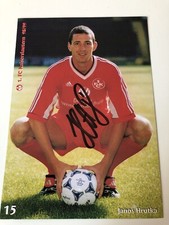 Autograph card Janos Hrutka Org. signed 1998 / 1999 1. FC Kaiserslautern