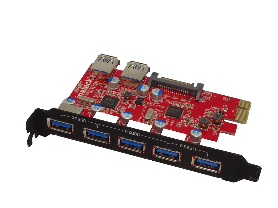 INATECK KTU3FR-502U  7 PORT USB 3.0  PCI-EXPRESS KARTE  #GK9532 - Image 1 of 1