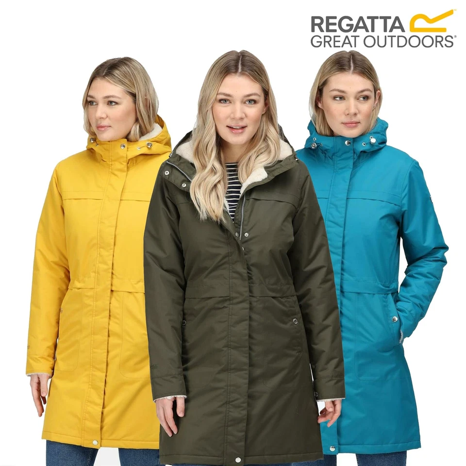 Regatta Mujer Remina Abrigo Cálido Invierno Parka Impermeable Chaqueta