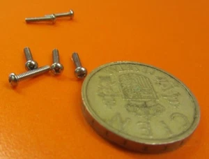 Round Head Phillips Machine Screw 18-8 Stainless Steel, 1-64 x 3/8" L 100 Pcs - Picture 1 of 12