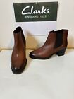 Clarks Mascarpone Bay Leather Boots Size UK 6 EU 39.5 ..