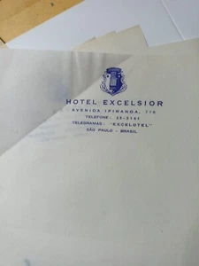 Hotel Excelsior San Paulo Brasilien Schreibwaren 8 Blatt - Bild 1 von 4