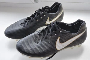 Nike Tiempo Legend VII FG Socesser Cleat Black White Gold UK7/US8/41 - Picture 1 of 9