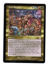 1x  Last Stand Apocalypse MTG Fresh Pack NM RAre Card Magic the Gathering
