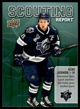2019-20 Upper Deck CHL Scouting Report Alexis Lafreniere Rimouski Oceanic #SR-20