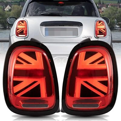 Pair LED Tail lights For Mini Cooper F55 F56 F57 2014-2019 Turn Signal Rear Lamp - Image 1 of 4