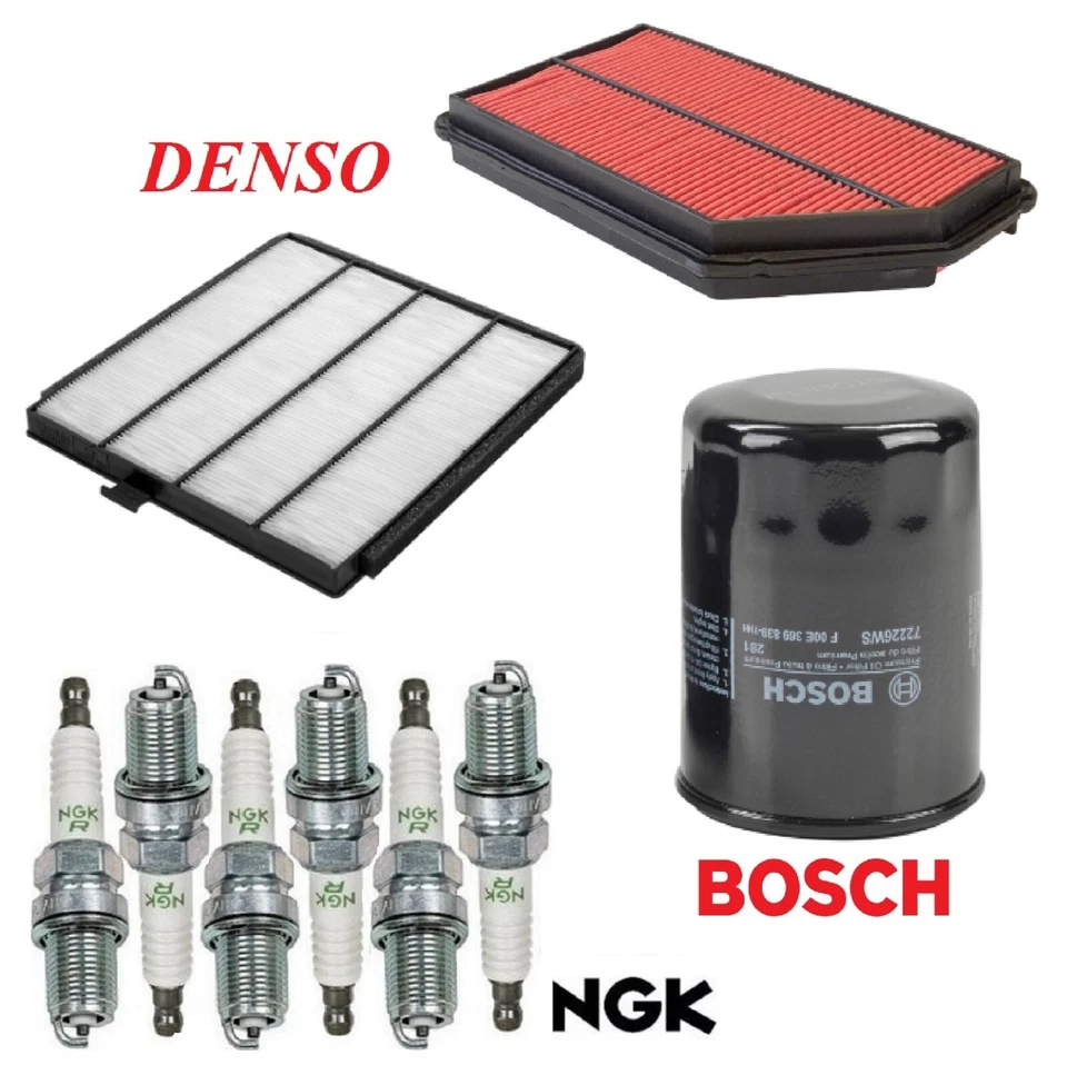 Kit de puesta a punto filtros de aceite de cabina de aire bujías para ACURA MDX V6 3,5 L 2003-2006 Foto 1 de 1