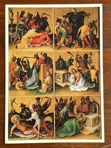 Martyrium der Apostel Stefan Lochner 1400er Kunst, Frankfurt Deutschland Postkarte - Bild 1 von 2